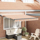 Vidaxx faltbarer Sonnenschirm mehrfarbig 350 x 250 cm