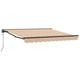 Vidaxx faltbarer Sonnenschirm blau und orange 350 x 250 cm