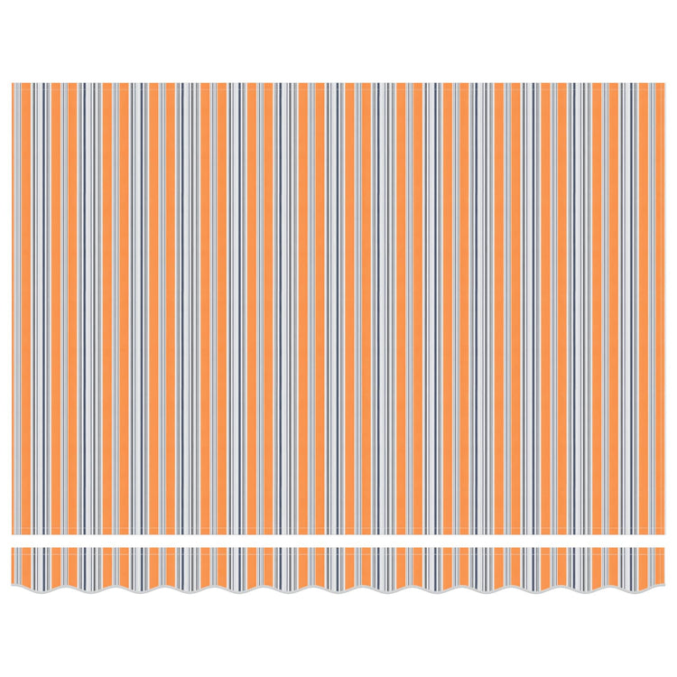 Vidaxx faltbarer Sonnenschirm blau und orange 350 x 250 cm