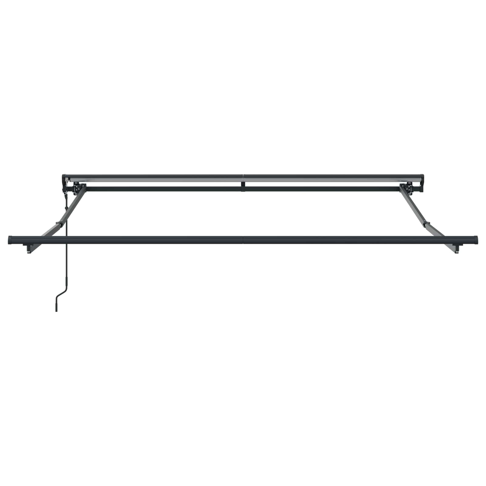 Vidaxx faltbarer Sonnenschirm blau und orange 350 x 250 cm