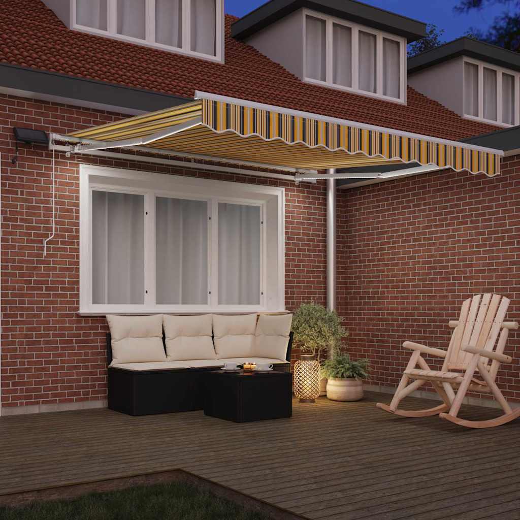Vidaxx Faltmarkise mit 350 x 250 cm Stoff