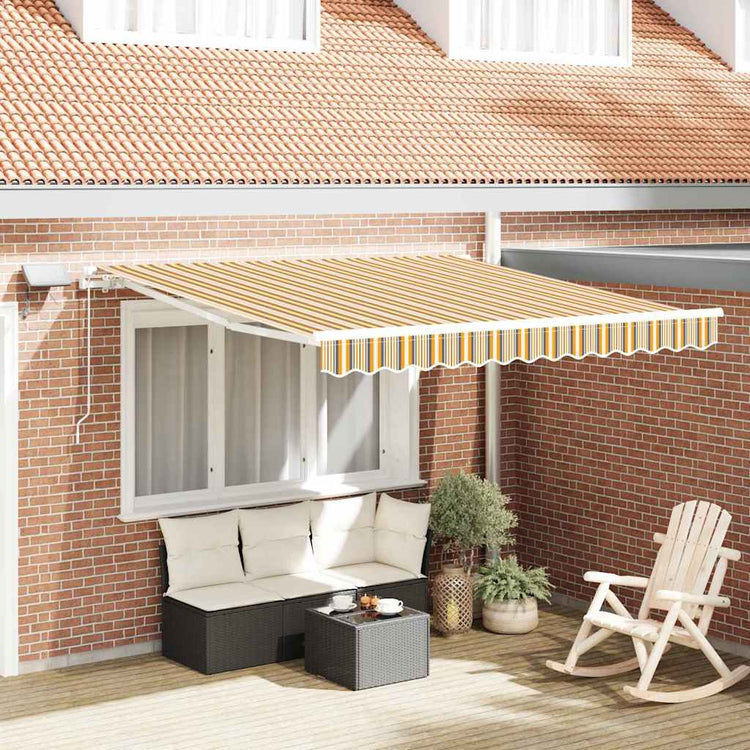 Vidaxx Faltmarkise mit 350 x 250 cm Stoff