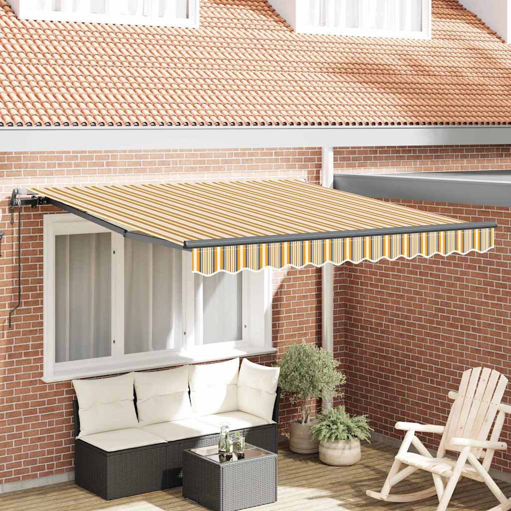Vidaxx faltbarer Sonnenschirm mehrfarbig 350 x 250 cm