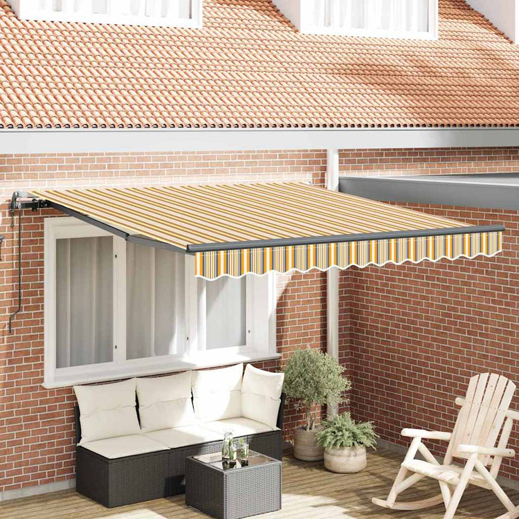 Vidaxx faltbarer Sonnenschirm mehrfarbig 350 x 250 cm