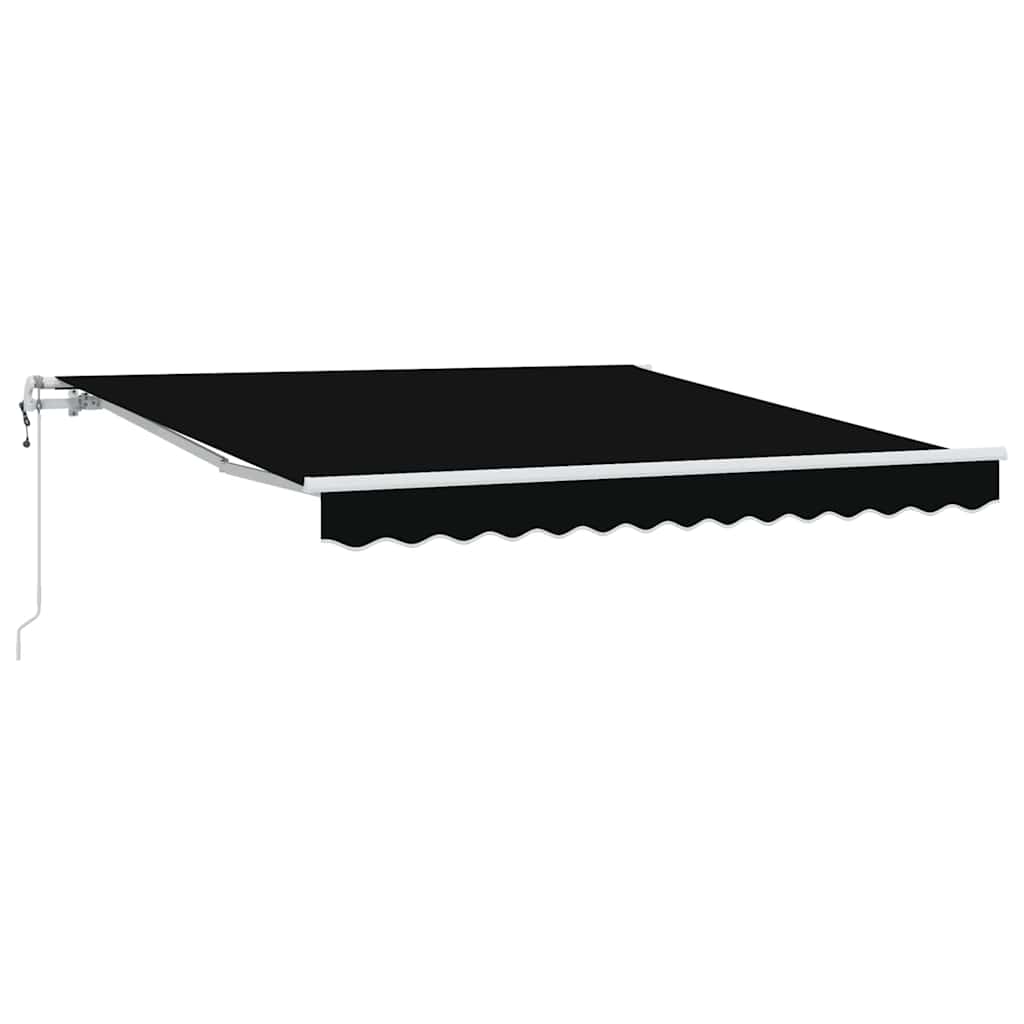 Vidaxx faltbarer Sonnenschirm schwarz 350 x 250 cm Stoff