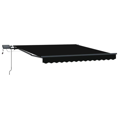 Vidaxx faltbarer Sonnenschirm schwarz 350 x 250 cm Stoff