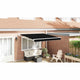 Vidaxx faltbarer Sonnenschirm schwarz 350 x 250 cm Stoff