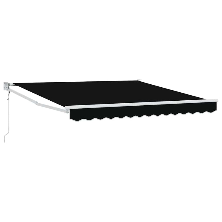 Vidaxx faltbarer Sonnenschirm schwarz 350 x 250 cm Stoff