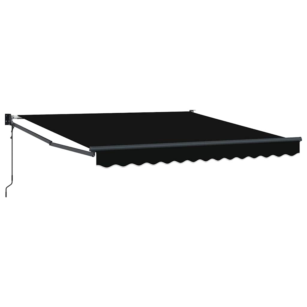 Vidaxx faltbarer Sonnenschirm schwarz 350 x 250 cm