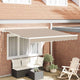 Vidaxx faltbarer Sonnenschirm beige 350 x 250 cm Stoff
