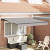 Vidaxx faltbarer Sonnenschirm hellgrau 350 x 250 cm