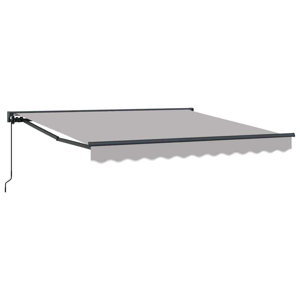 Vidaxx faltbarer Sonnenschirm hellgrau 350 x 250 cm