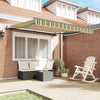 Vidaxx faltbarer Sonnenschirm grün und gelb 350 x 250 cm