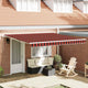 Vidaxx Faltsonnenschirm Orange und Braun 400 × 300 cm