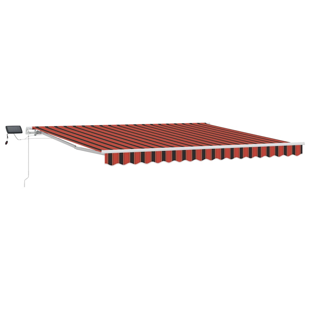 Vidaxx Faltsonnenschirm Orange und Braun 400 × 300 cm