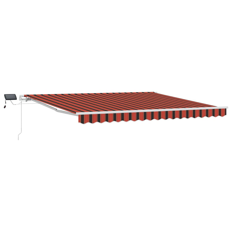 Vidaxx Faltsonnenschirm Orange und Braun 400 × 300 cm