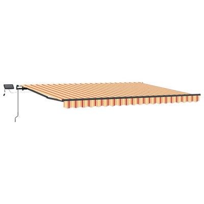 Vidaxx faltbarer Sonnenschirm gelb und orange 400 × 300 cm Stoff
