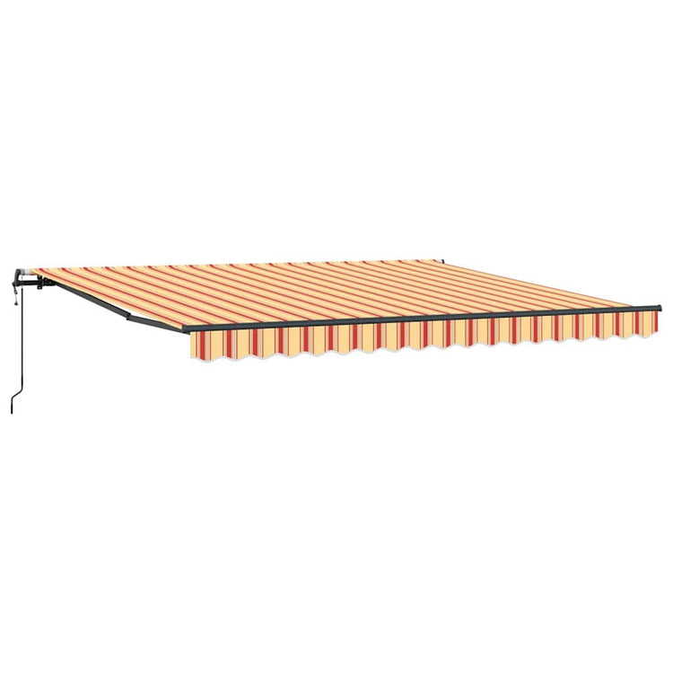 Vidaxx faltbarer Sonnenschirm Gelb und Orange 400 × 300 cm