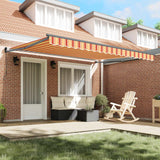 Vidaxx faltbarer Sonnenschirm Gelb und Orange 400 × 300 cm - afbeelding 3