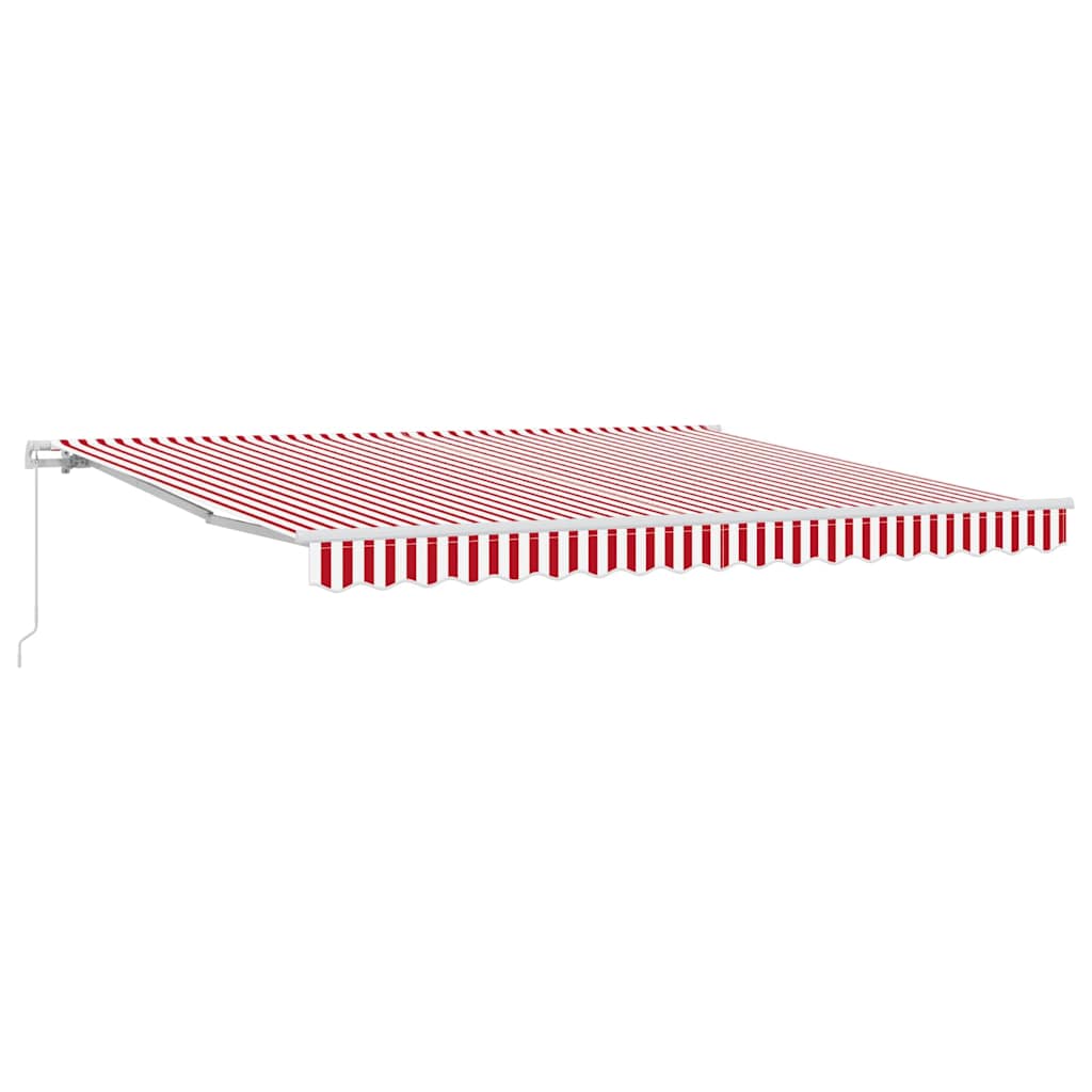 Vidaxx faltbarer Sonnenschirm rot und weiß 400 × 300 cm