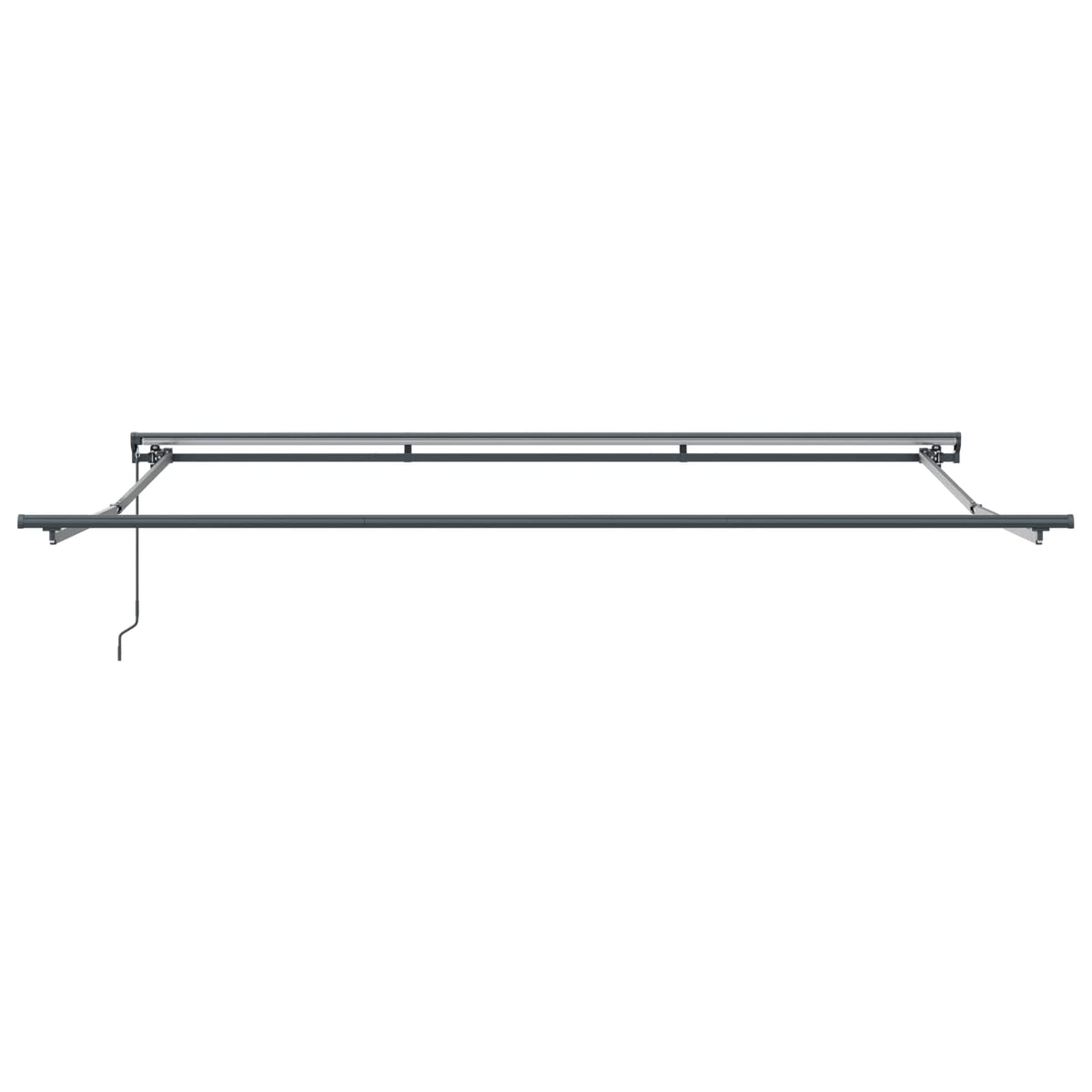 Vidaxx faltbarer Sonnenschirm rot und weiß 400 × 300 cm