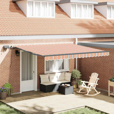 Vidaxx faltbarer Sonnenschirm aus mehrfarbigem 400 × 300 cm Stoff