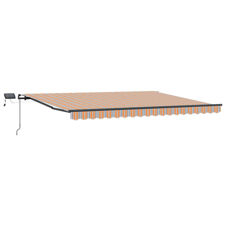 Vidaxx faltbarer Sonnenschirm aus mehrfarbigem 400 × 300 cm Stoff