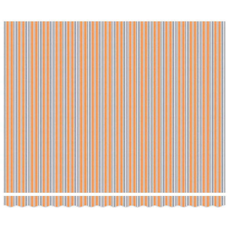 Vidaxx faltbarer Sonnenschirm blau und orange 400 × 300 cm