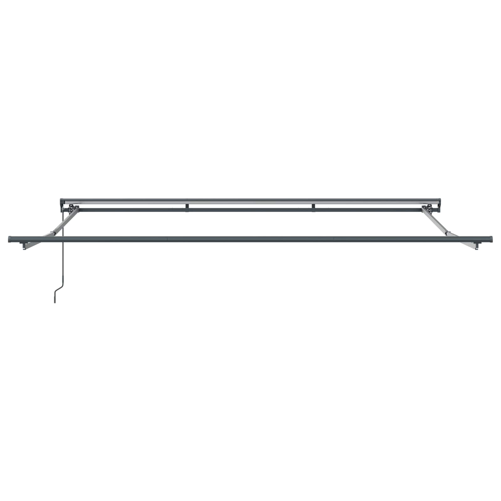 Vidaxx faltbarer Sonnenschirm blau und orange 400 × 300 cm