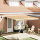 Vidaxx folding sunshade multicolor 400 × 300 cm fabric and steel