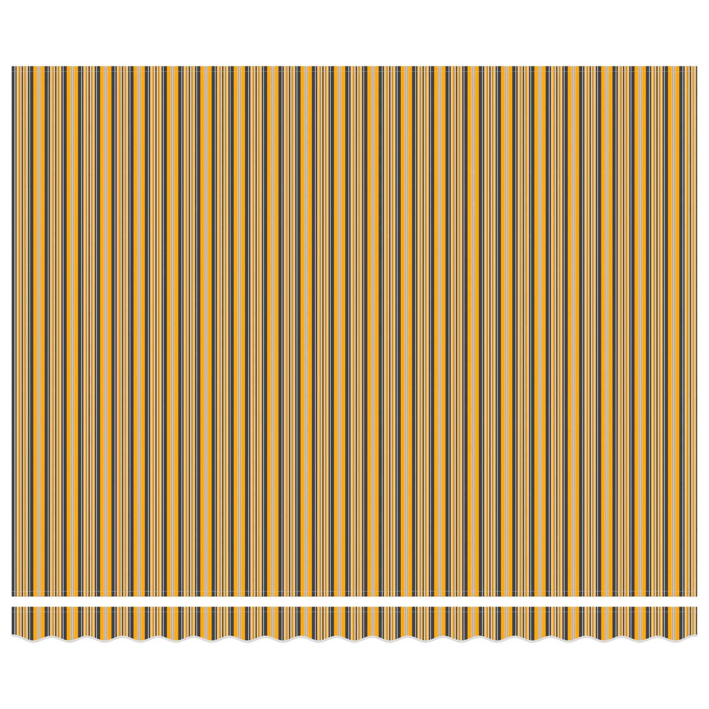 Vidaxx faltbarer Sonnenschirm gelb und grau 400 × 300 cm