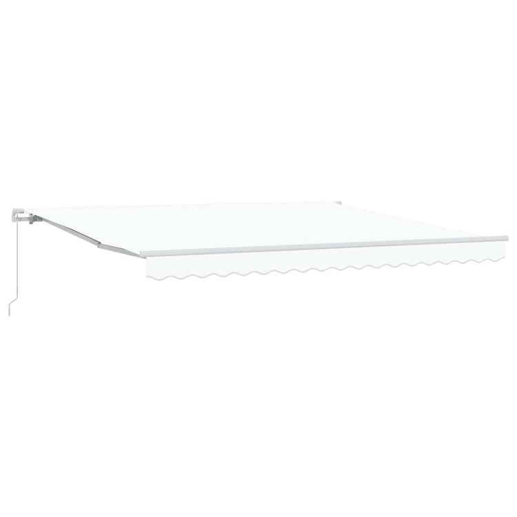 Vidaxx faltbarer Sonnenschirm weiß 400 × 300 cm Polyester und Aluminium