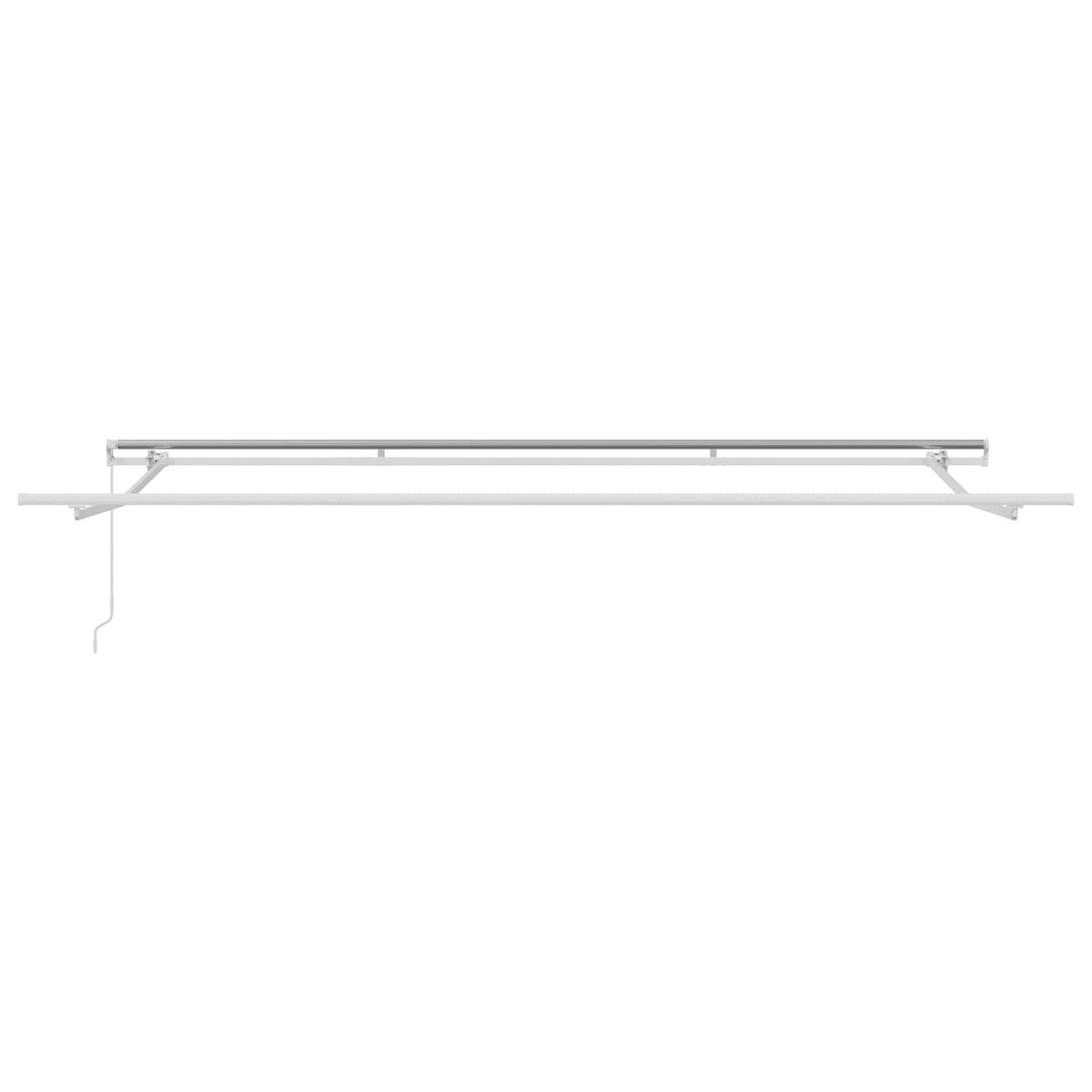 Vidaxx Faltmarkise hellgrau 400 × 300 cm