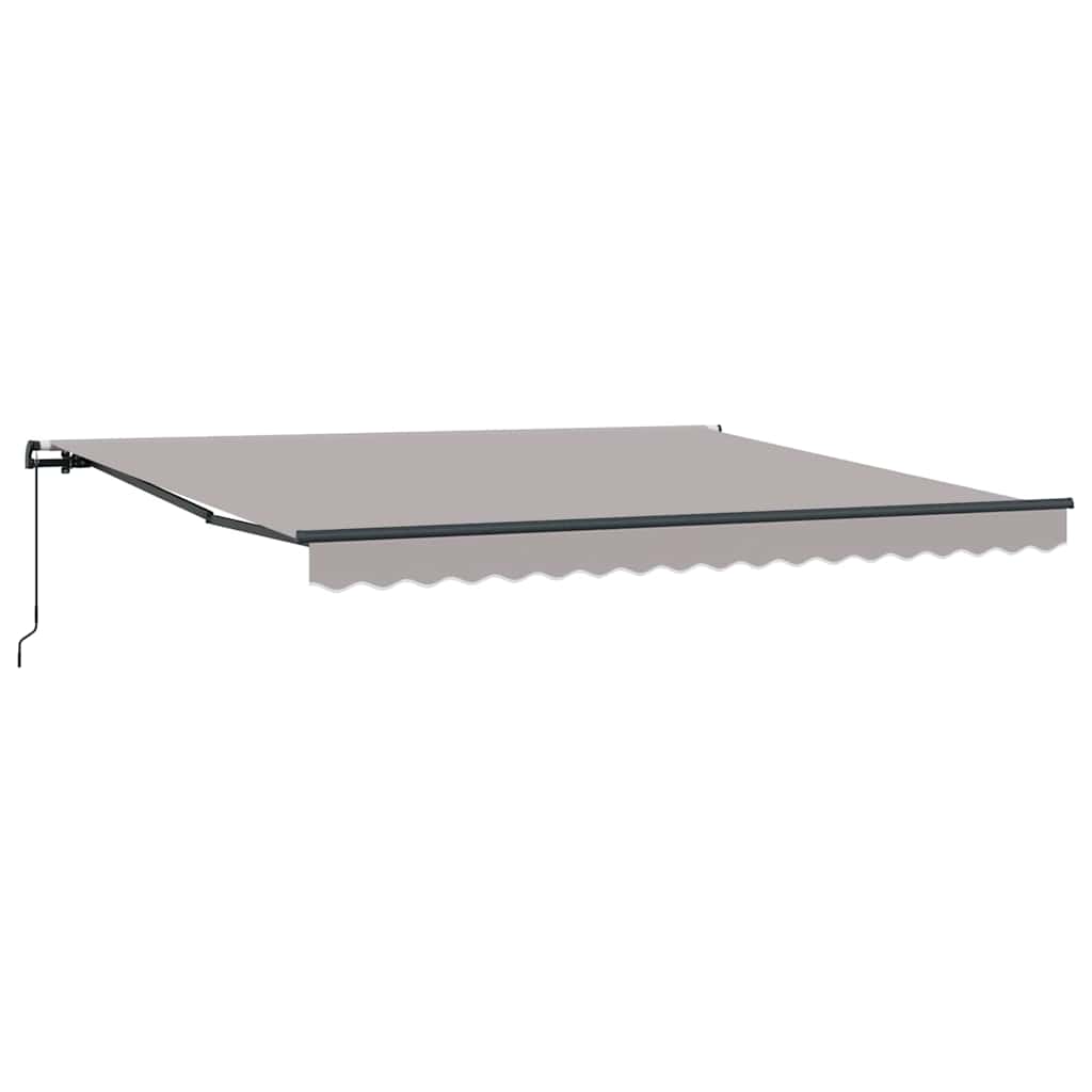 Vidaxx Faltmarkise hellgrau 400 × 300 cm