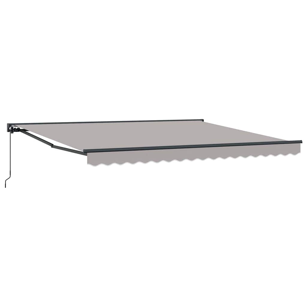 Vidaxx Faltmarkise hellgrau 400 × 300 cm