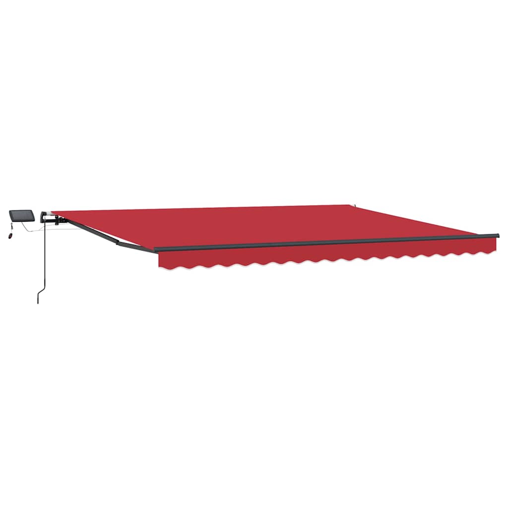 Vidaxx faltbarer Sonnenschirm rot 400 × 300 cm Stoff