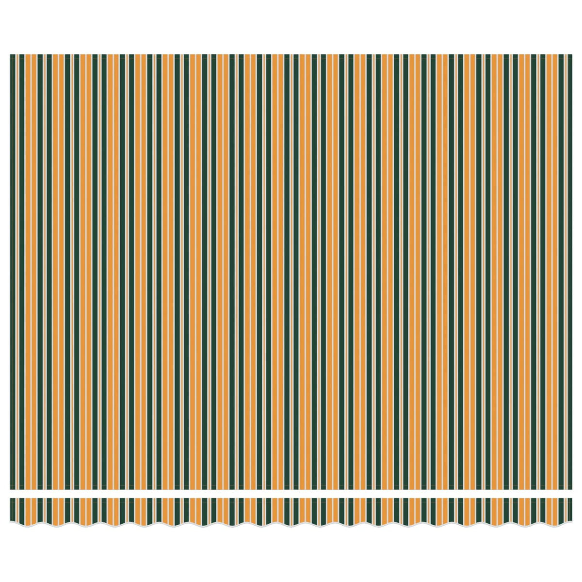 Vidaxx faltbarer Sonnenschirm mehrfarbig 400 × 300 cm