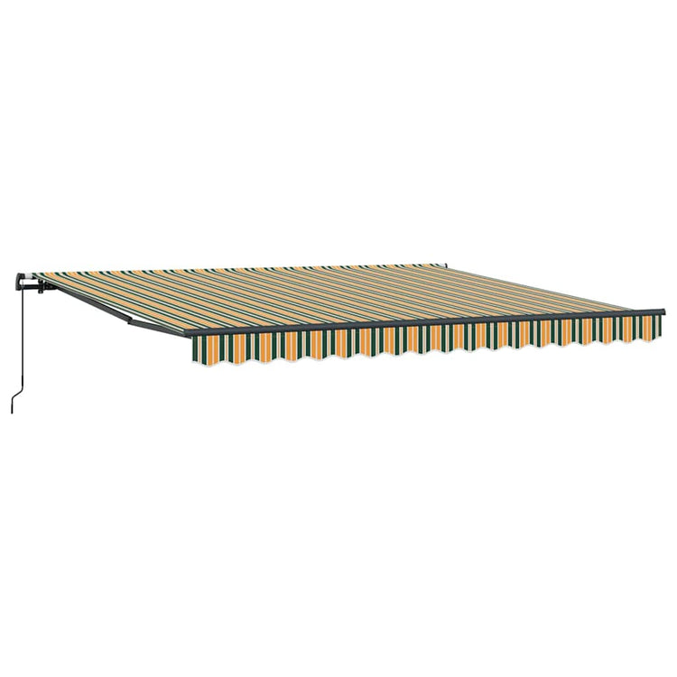 Vidaxx faltbarer Sonnenschirm grün und gelb 400 × 300 cm