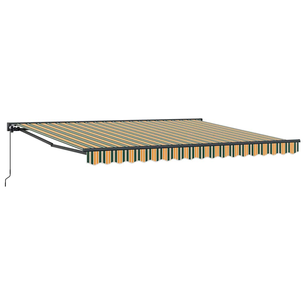 Vidaxx faltbarer Sonnenschirm grün und gelb 400 × 300 cm