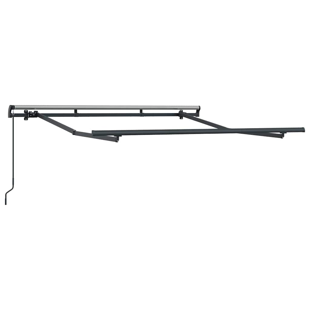Vidaxxl Seidenrahmen Anthrazit 2,5 x 2 m Metall
