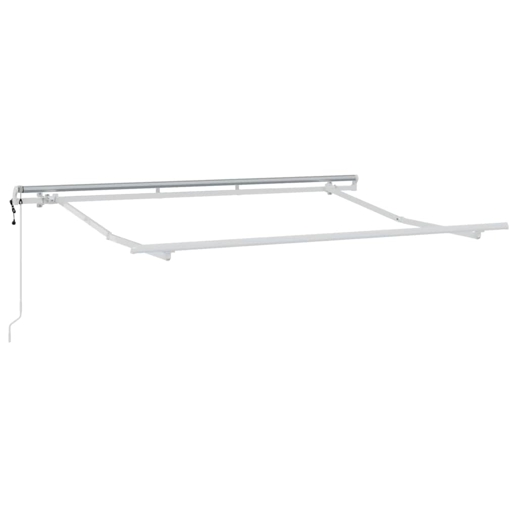 Vidaxxl Seidenrahmen weiß 3 x 2 m Metall
