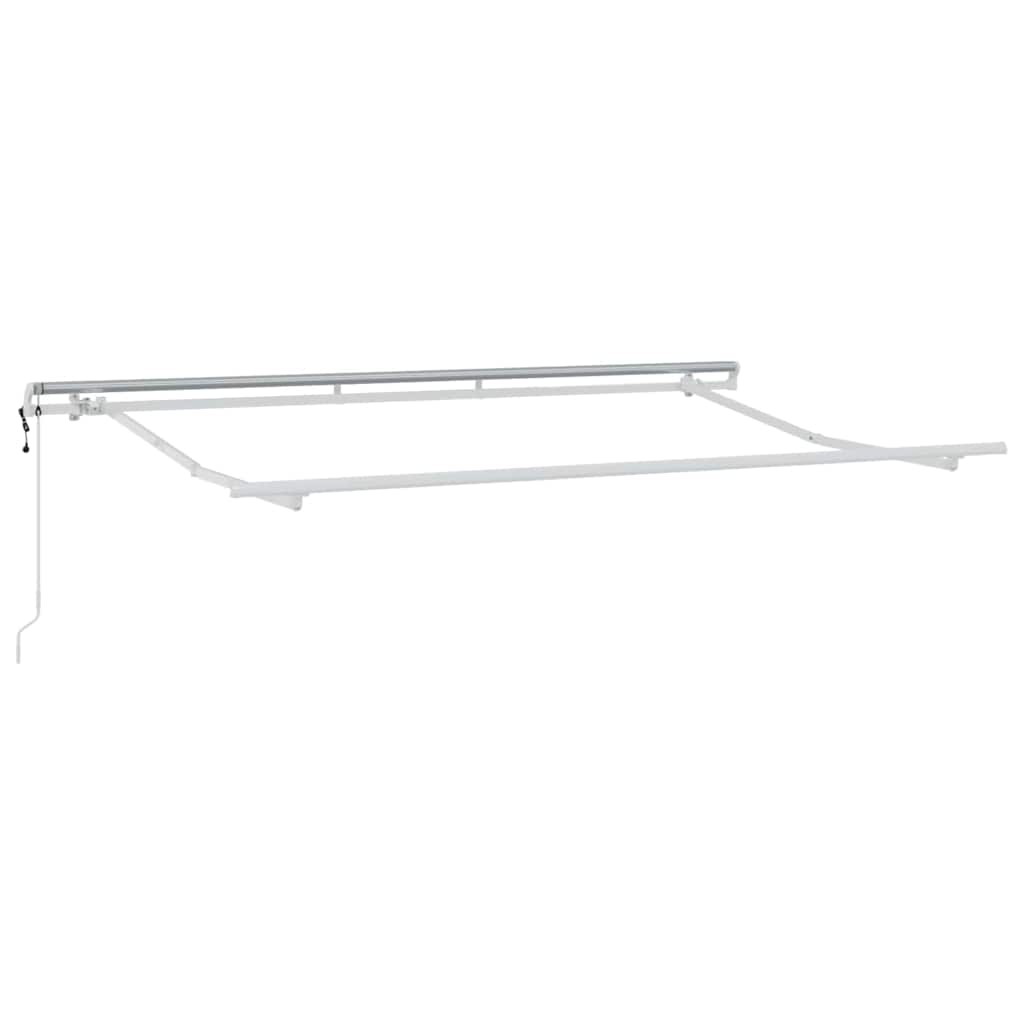 Vidaxxl Seidenrahmen weiß 3,5 x 2 m Metall