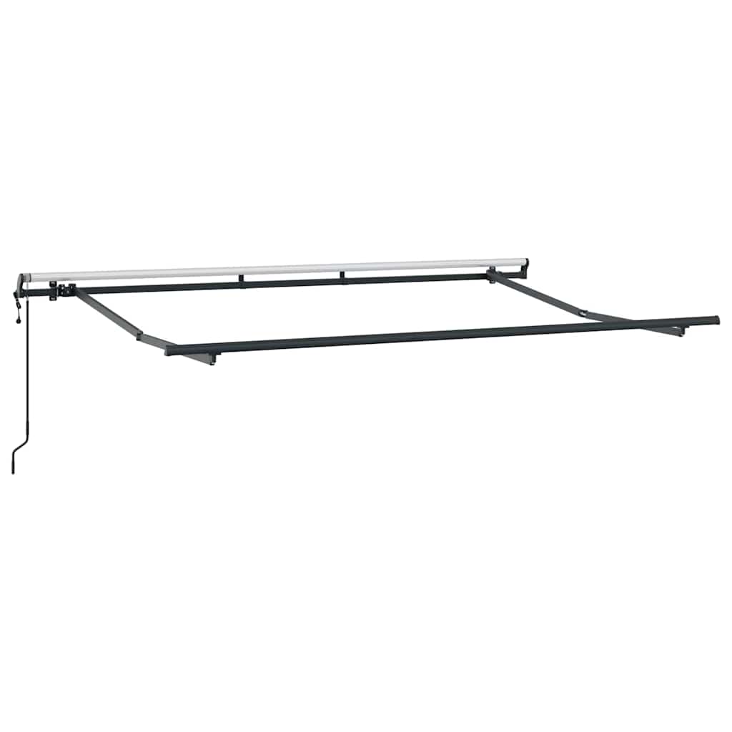 Vidaxxl Seitengestell Anthrazit 3,5 x 2 m Metall