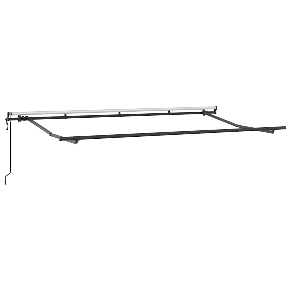 Vidaxxl Seidenrahmen Anthrazit 4 x 2 m Metall