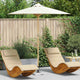VidaXL Gartenschirm cremeweiß ø 270 x 260 cm Bambus