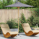 Vidaxxl Gartenschirm dunkelgrau ø 270 x 260 cm Bambus