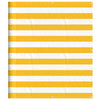 Vidaxx Balkonschirm gelb-weiß gestreift 120x800 cm