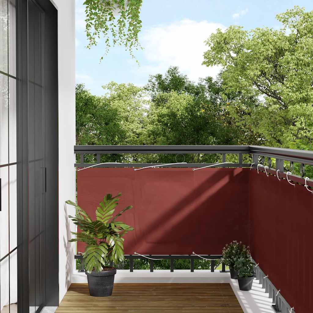 Vidaxx Balkonschirm Terrakotta 75x700 cm 100 % Polyester Oxford