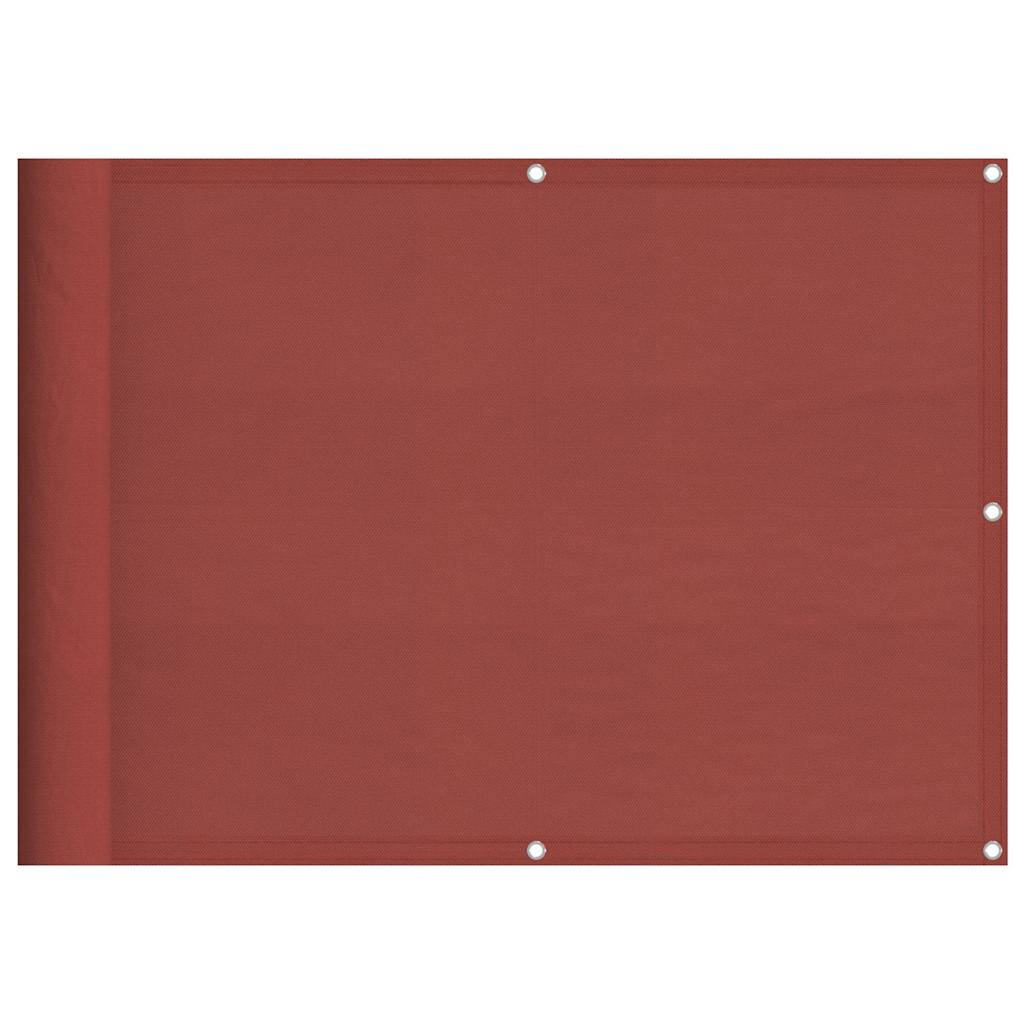 Vidaxx Balkonschirm Terrakotta 75x800 cm 100 % Polyester Oxford
