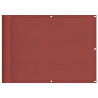 Vidaxx Balkonschirm Terrakotta 75x1000 cm 100 % Polyester Oxford